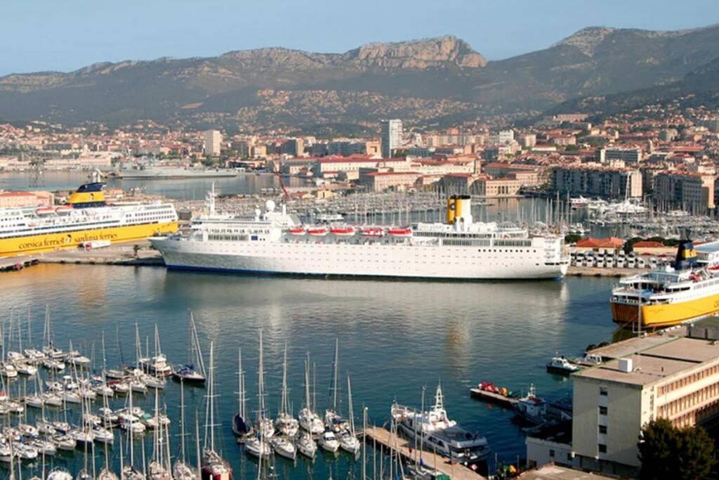 Bel Appartement T3 Mourillon A 5 Min Des Plages - Vue Mer Toulon Dış mekan fotoğraf